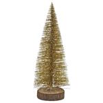 Golden Tabletop Christmas Tree 20cm