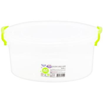 Al-Plastic Food Container 2.1l - buy, prices for Auchan - photo 1