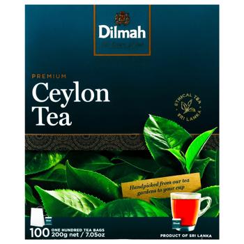 Чай чорний Dilmah Premium цейлонський 2г*100шт