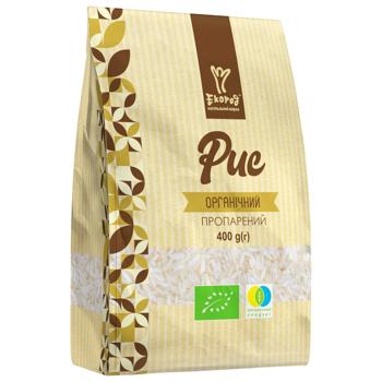 Рис Екород длиннозернистый пропаренный органический 400г - купить, цены на Grono - фото 1