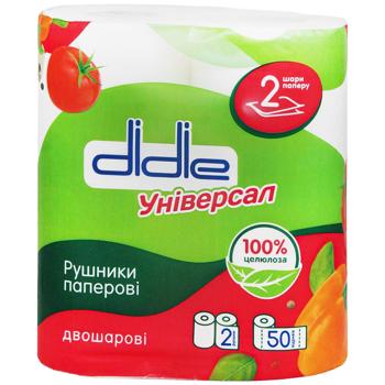 Didie White Paper Towel 2pcs - buy, prices for COSMOS - photo 1