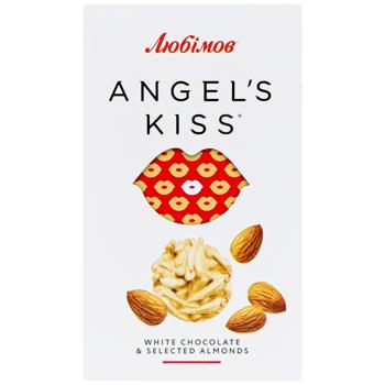 Цукерки Любімов Angel's kiss білий шоколад з мигдалем 100г - купити, ціни на Auchan - фото 2