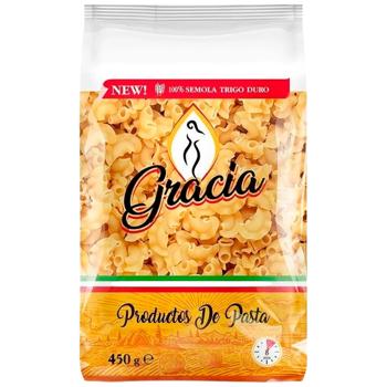 Макарони фас. GRACIA Гребінець з борош. тверд. сортів / 450г - купить, цены на Торба - фото 1