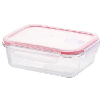 Контейнер Freshbox Glass прямокутний 400мл - купити, ціни на Чудо Маркет - фото 1