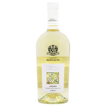 Вино Baron Montalto Zibibbo Collezione di Famiglia полусухое белое 12,5% 0,75л