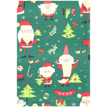 Provans Santa on Green Waffle Towel 30*50cm - buy, prices for Auchan - photo 1