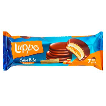 Luppo Cake with Marshmallows and Caramel Filling in Milk Chocolate 182g - buy, prices for COSMOS - photo 1
