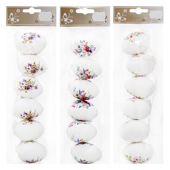 Набір великодніх підвісок Яйце 4*6см 6шт в асортименті - купити, ціни на ULTRAMARKET - фото 1