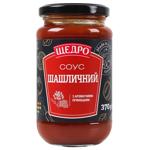 Shchedro Barbecue Sauce with Aromatic Spices 370g