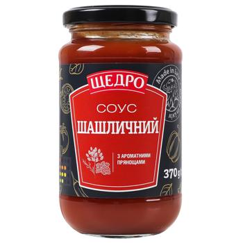 Соус Щедро Шашлычный с ароматными пряностями 370г