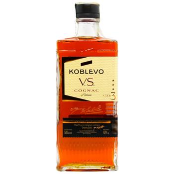 Бренді Koblevo V.S. 3 роки 40% 0,5л - купити, ціни на КОСМОС - фото 1