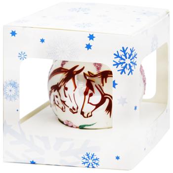 Symbol of the Year Christmas Ball with Decor 8.5cm in Assortment - buy, prices for - photo 7