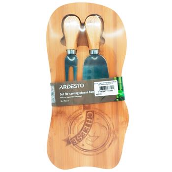 Ardesto Midori AR0921 Bamboo Cheese Board 28*14.2*2cm - buy, prices for Supermarket "Kharkiv" - photo 1