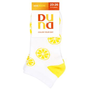 Duna Children's Socks s.16-18 Yellow