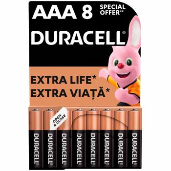 Duracell AAA Alkaline Batteries 8pcs - buy, prices for METRO - photo 1