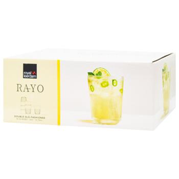 Стакан Royal Leerdam Rayo Old Fashioned 320мл 6шт - купить, цены на ULTRAMARKET - фото 1