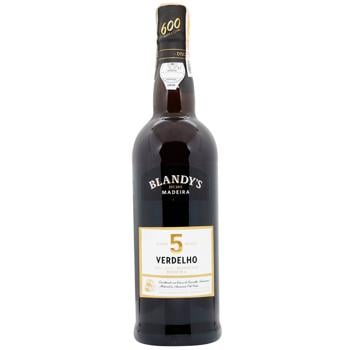 Вино Blandy's Verdelho 5years біле кріплене напівсухе 19% 0,75л - купити, ціни на WINETIME - фото 1