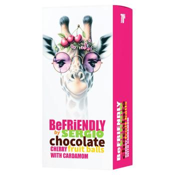 Фруктові кульки в молочному шоколаді Вишня з кардамоном 70г - купить, цены на Grono - фото 1