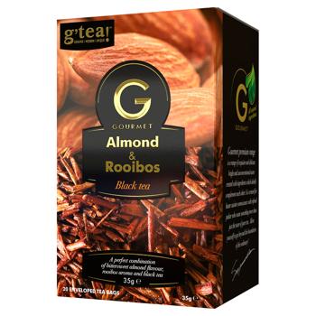 G'tea! Gourmet Almond and Rooibos Black Tea 1.75g*20pcs - buy, prices for Supermarket "Kharkiv" - photo 1