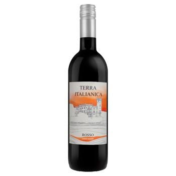 Terra Italianica Rosso Red Semi-Sweet Wine 10.5% 0.75l - buy, prices for Supermarket "Kharkiv" - photo 1