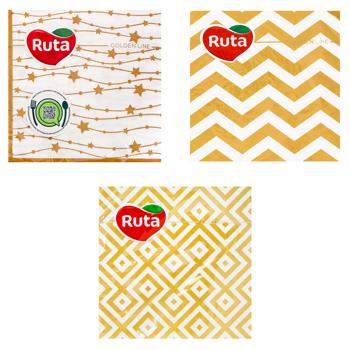 Ruta New Year Mix Napkins 33х33cm 20pcs - buy, prices for NOVUS - photo 1