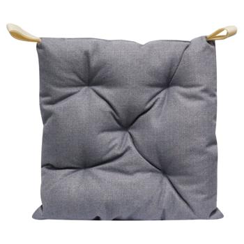 Provence Manchester Gray Chair Pillow 40*40cm - buy, prices for ULTRAMARKET - photo 1