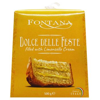 Панетоне Fontana з кремом лімончелло 500г - купить, цены на МегаМаркет - фото 3