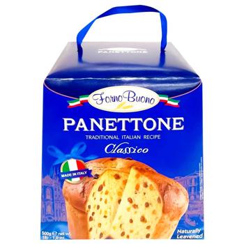 Кекс Forno Buono Panettone Tradizionale Classico 500г - купить, цены на Таврия В - фото 1