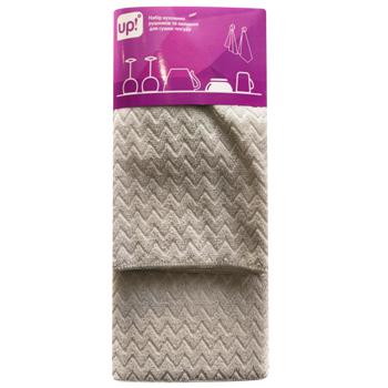 UP Gray Kitchen Towel and Mat for Drying Dishes - buy, prices for Supermarket "Kharkiv" - photo 1