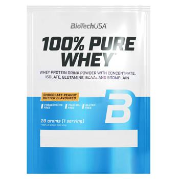 Biotech 100% Pure Whey Chocolate-Peanut Paste Protein 28g - buy, prices for - photo 1