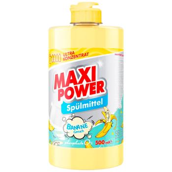 Засіб для миття посуду Maxi Power Банан 0,5л