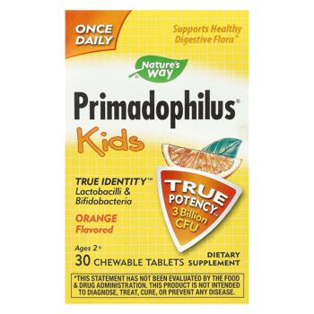 Nature's Way Primadophilus Kids Orange Flavored Probiotic 3 Billion CFU 30 chewables - buy, prices for Biotus - photo 2