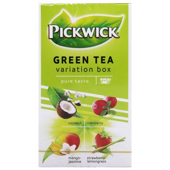 Pickwick Variation Box Green and Herbal Tea with Fruit Pieces 1.5g*20pcs - buy, prices for Ideal - photo 3