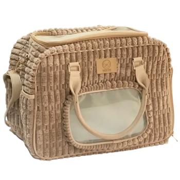 Misoco&Co Carrying Bag or Cats and Dogs Up to 15kg 41.5x23x28cm Beige - buy, prices for MasterZoo - photo 1