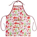 Provence Santa Apron on White