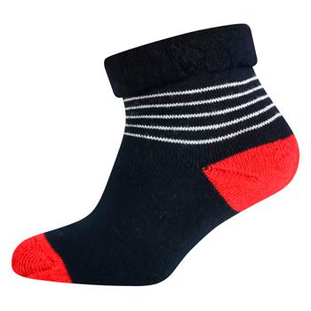 Duna 4009 Winter With Silicone Dark Blue Baby's Socks 14-16s