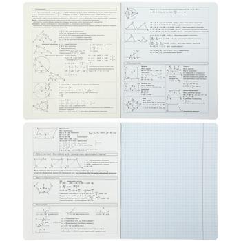 Zibi Crazy Сat Geometry Subject Checkered Notebook 48 Sheets - buy, prices for METRO - photo 2