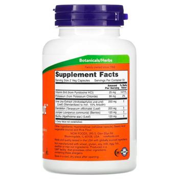 Now Foods Water Out Fluid Balance 100 capsules - buy, prices for Biotus - photo 2