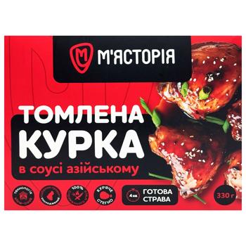 Miastoriia Stewed Chicken Thighs in Asian Sauce 330g - buy, prices for COSMOS - photo 3