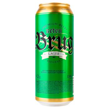 Keten Brug Lager Elegant Light Beer 4.7% 0.5l - buy, prices for MegaMarket - photo 1