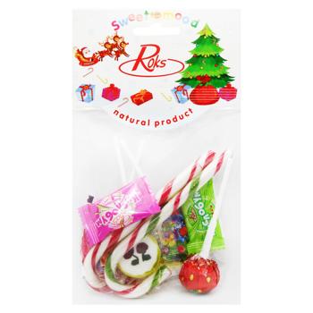 Roks New Year Assorted Lollipops 65g - buy, prices for Auchan - photo 1