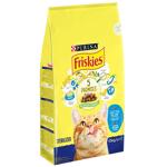 Friskies Sterilized Dry Food with Salmon, Tuna and Vegetables for Sterilized Cats 10kg