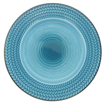 Blue Dessert Plate 20.1cm 16191-3-16191 - buy, prices for COSMOS - photo 1