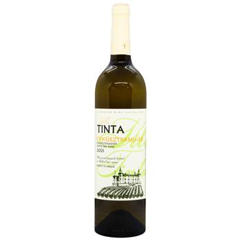 Вино Villa Tinta Gewurztraminer белое сухое 11-13% 0,75л - купить, цены на МегаМаркет - фото 1