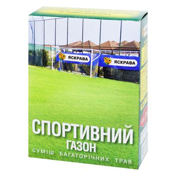 Трава Яскрава Спортивний газон 400г - купити, ціни на Auchan - фото 1