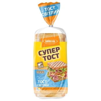 Kyivkhlib Super Toast Light Bread Sliced 350g - buy, prices for MegaMarket - photo 1