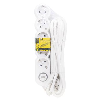 iEK Uno Extension Cord 5 Sockets with Switch 5m - buy, prices for Auchan - photo 1