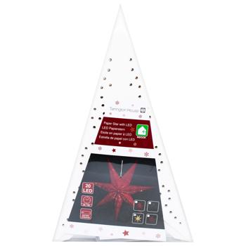 Tarrington House Green Paper Star with 20LED 70cm - buy, prices for METRO - photo 4