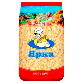 Макарони мушля Ярка 1000г - купити, ціни на Ідеал - фото 1
