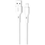 XO CB-23UL USB Type-A to Lightning 2.4A White Cable 1m